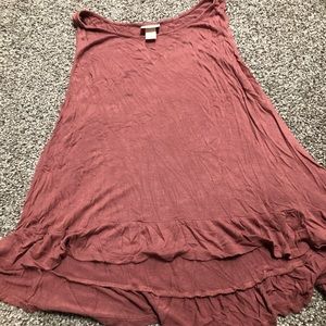 Flared Pink Tank Top